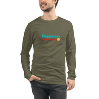 Happiness It's A Gut Thing Unisex Long Sleeve Tee