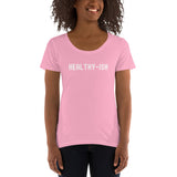 Healthy-Ish Ladies' Scoopneck T-Shirt