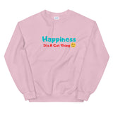 Happiness. It's a Gut Thing. Unisex Sweatshirt