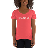 Healthy-Ish Ladies' Scoopneck T-Shirt