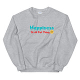 Happiness. It's a Gut Thing. Unisex Sweatshirt