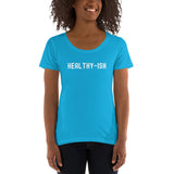 Healthy-Ish Ladies' Scoopneck T-Shirt