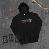 " Happiness. It's A Gut Thing"Unisex Hoodie