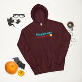 " Happiness. It's A Gut Thing"Unisex Hoodie