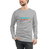 Happiness It's A Gut Thing Unisex Long Sleeve Tee