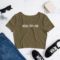 Healthy-Ish Women’s Crop Tee