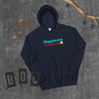 " Happiness. It's A Gut Thing"Unisex Hoodie